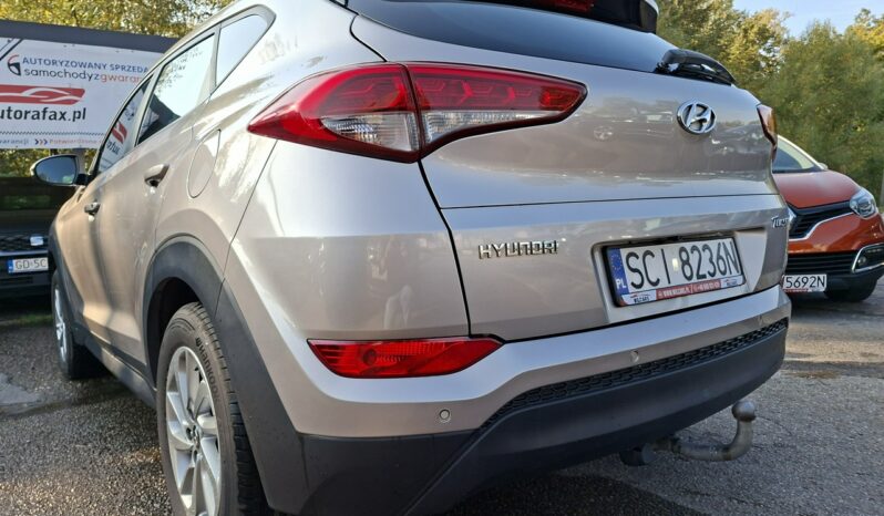 Hyundai Tucson Klimatronic 2-stref, Podgrz. fotele, Hak, PDC, Kamera cofania, Navi full