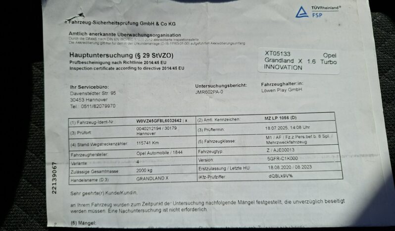 Opel Grandland X Klimatronic 2-stref, Podgrz. fotele przód i tył + kierownica, PDC 2x full