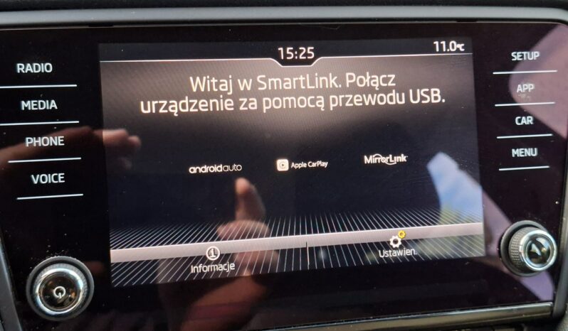 Škoda Octavia Klimatronic 2-stref, Podgrz. fotele, Hak, LED, PDC 2x, CarPlay full
